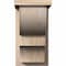 Ekena Millwork Ridgewood Smooth Corbel w/Backplate, Douglas Fir, 7 1/2"W x 14"D x 14"H COR08X14X14RID01SDF - alternate 3
